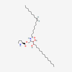2-OLEAMIDO-1,3,4-OCTADECATRIYL PROLINATE