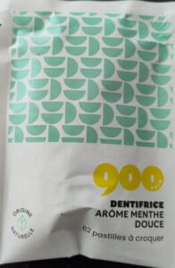 900 care dentifrice arôme menthe douce