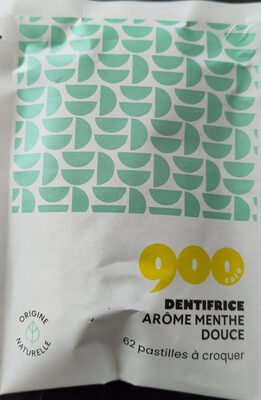 900 care dentifrice arôme menthe douce