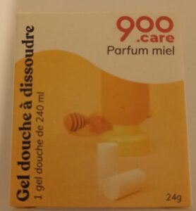 900 .care gel douche a dissoudre