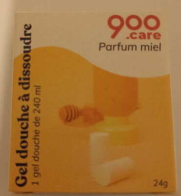 900 .care gel douche a dissoudre