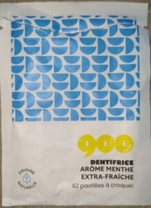 900 dentifrice arôme menthe extra fraiche