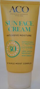 ACO Sun face cream