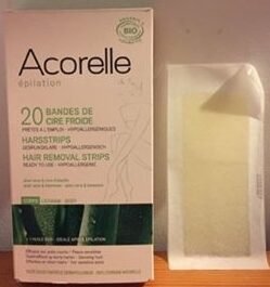 Acorelle 20 Bandes de Cire Froide