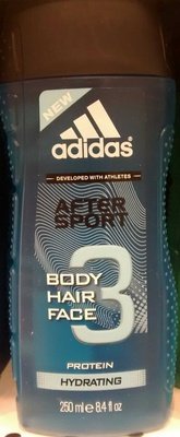 Adidas, Coty After sport Body hair face 3