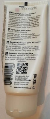 aldo Vandini PURE Hydro Handbalsam Baumwolle & Weiße Magnolie