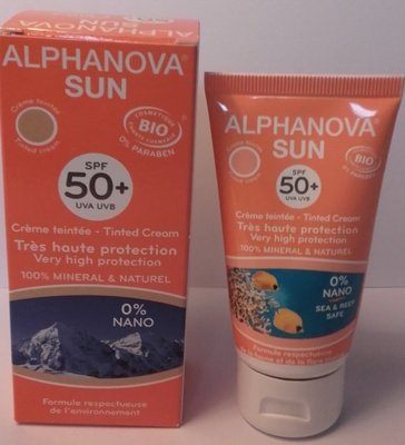 Alphanova Santé, Alphanova Sun Crème teintée très haute protection SPF 50+