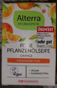 Alterra Naturkosmetik Reine Pflanzenölseife Orange
