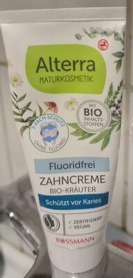 Alterra Naturkosmetik (von Rossmann) Zahncreme BIO-Kräuter (Fluoridfrei)