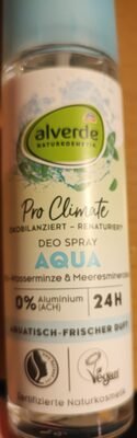 Alverde Alverde pro climate Deospray Aqua
