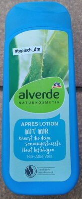 alverde Après lotion mit mir