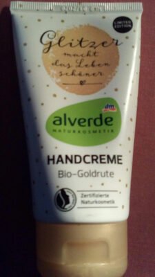alverde Glitzer Handcreme