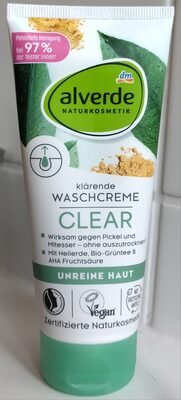 Alverde Klärende Waschcreme — Clear