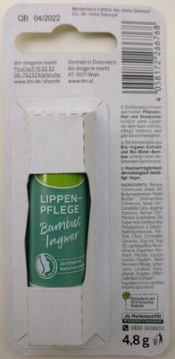 Alverde Lippenpflege Bambus Ingwer