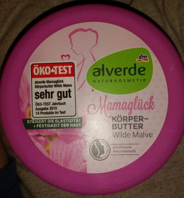 alverde Mamaglück Körperbutter Wilde Malve