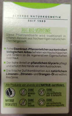 alverde Naturkosmetik, dm Pflanzenölseife Bio-Verveine Normale Haut