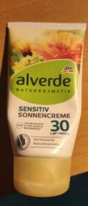 Alverde Sensitiv Sonnencreme LSF 30