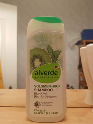 alverde Volumen-Kick Shampoo Bio-Kiwi Bio-Apfelminze