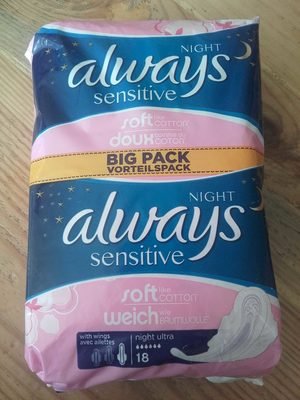Always, Procter & Gamble Night Always sensitive
