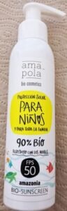 Amapola Biocosmetics Protección Solar para niños …y para toda la familia – FPS 50