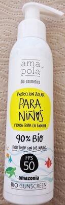 Amapola Biocosmetics Protección Solar para niños …y para toda la familia – FPS 50
