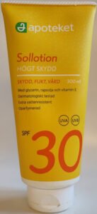 apoteket Sollotion SPF 30