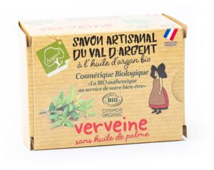Argasol Savon Artisanal du Val d’Argent à l’huile d’argan bio – Verveine