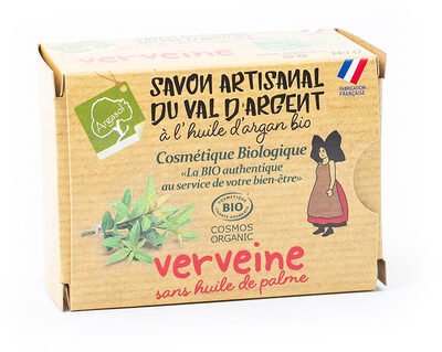 Argasol Savon Artisanal du Val d’Argent à l’huile d’argan bio – Verveine