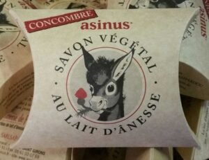 Asinus, SarlSabo Savon végétal au lait d’ânesse Concombre
