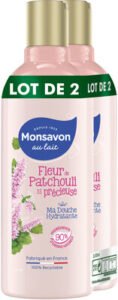 Au Lait, Monsavon Monsavon Au Lait Gel Douche Fleur De Patchouli 300ml Lot de 2
