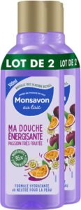 Au Lait, Monsavon Monsavon Gel Douche Passion Bien Fruitée 300ml Lot de 2