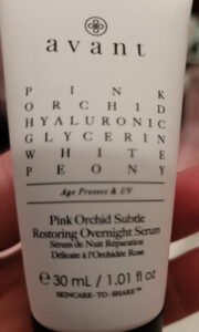 Avant Avant pink orchid subtle restoring overnight serum