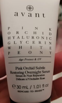 Avant Avant pink orchid subtle restoring overnight serum