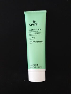 Avril Dentifrice sans fluor