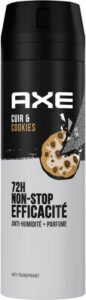 Axe AXE Anti-Transpirant Homme Collision Cuir & Cookies 72h Anti-Humidité 200ml