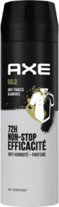 Axe AXE Anti-Transpirant Homme Gold 72h Anti-Humidité