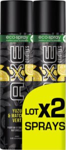 Axe AXE Déodorant Éco-Spray Origines Yuzu & Matcha Vert Lot 2x85ml