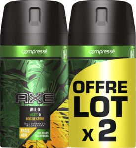 AXE AXE Déodorant Homme Bois de Cèdre Lot 2x100ml