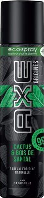 Axe Axe Déodorant Homme Éco-Spray Origines Cactus & Bois de Santal 85ml