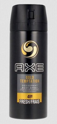 Axe Axe Déodorant Homme Spray Gold Temptation Frais 48h 150ml