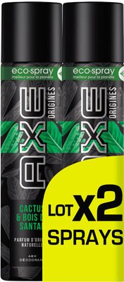 Axe AXE Déodorant Homme Spray Origines Cactus Lot 2X75ml