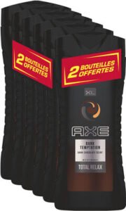 Axe AXE Gel Douche Dark Temptation Lot 6x400ml