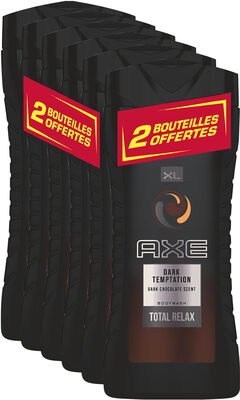 Axe AXE Gel Douche Dark Temptation Lot 6x400ml