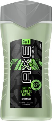 Axe Axe Gel Douche Homme 3en1 Origines Cactus & Bois de Santal 250ml