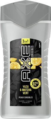 Axe Axe Gel Douche Homme 3en1 Origines Yuzu & Matcha Vert 250ml