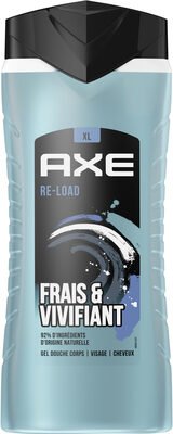 Axe Axe Gel Douche Homme 3en1 Re-Load Frais et Vivifiant 400ml