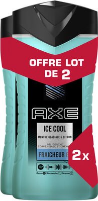 Axe AXE Gel Douche Homme Ice Cool Lot 2x250ml