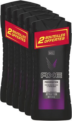 Axe AXE Gel Douche Homme Provocation Lot 6 X 400ML(dont 2 offerts)