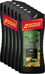 Axe AXE Gel Douche Homme Wild Mojito & Bois de Cèdre Lot 6x400ml