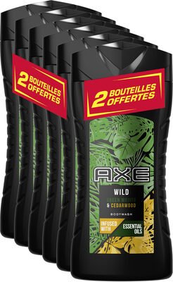 Axe AXE Gel Douche Homme Wild Mojito & Bois de Cèdre Lot 6x400ml